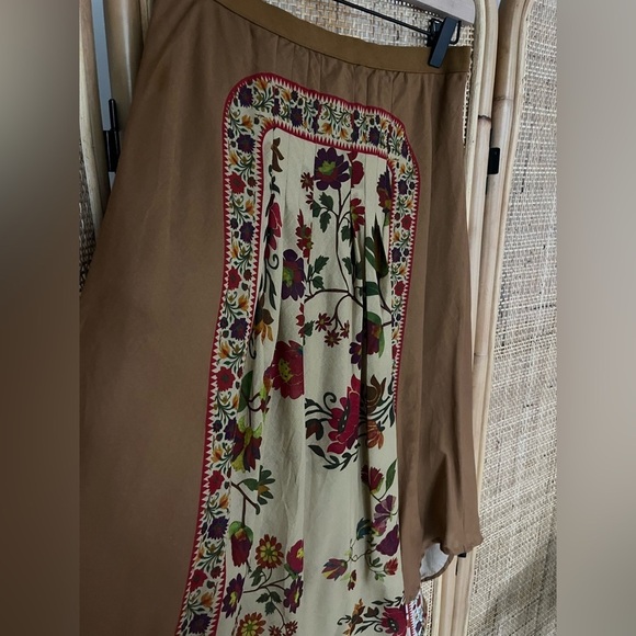 Anthropologie Mes Demoiselles Pleated Floral Maxi Skirt - Picture 7 of 10